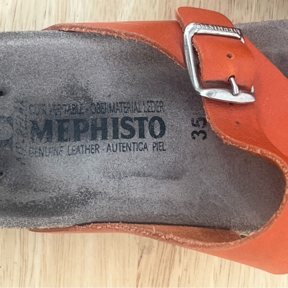 Mephisto Orange Sandals - Picture 7 of 9
